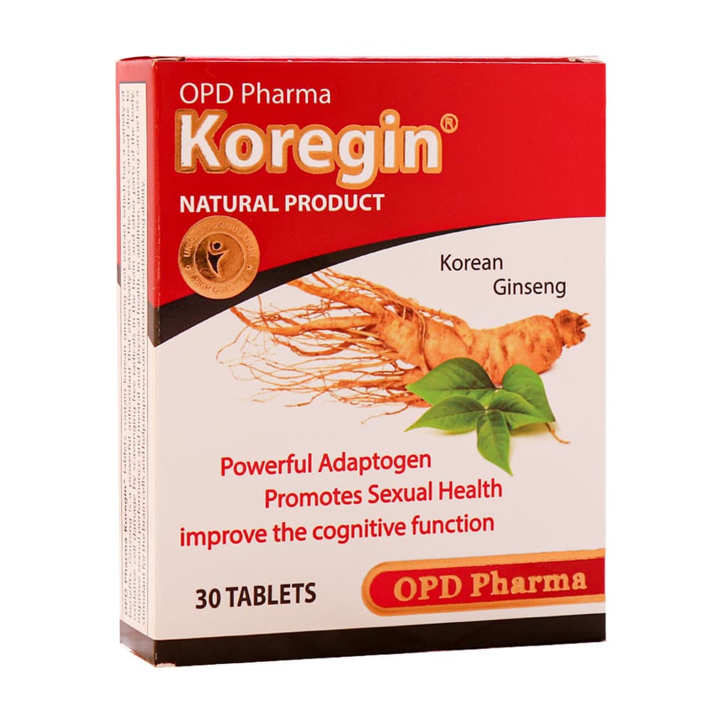 جینسینگ قرص 1000 میلی گرم کورجین اوپی دی فارما 30 عدد